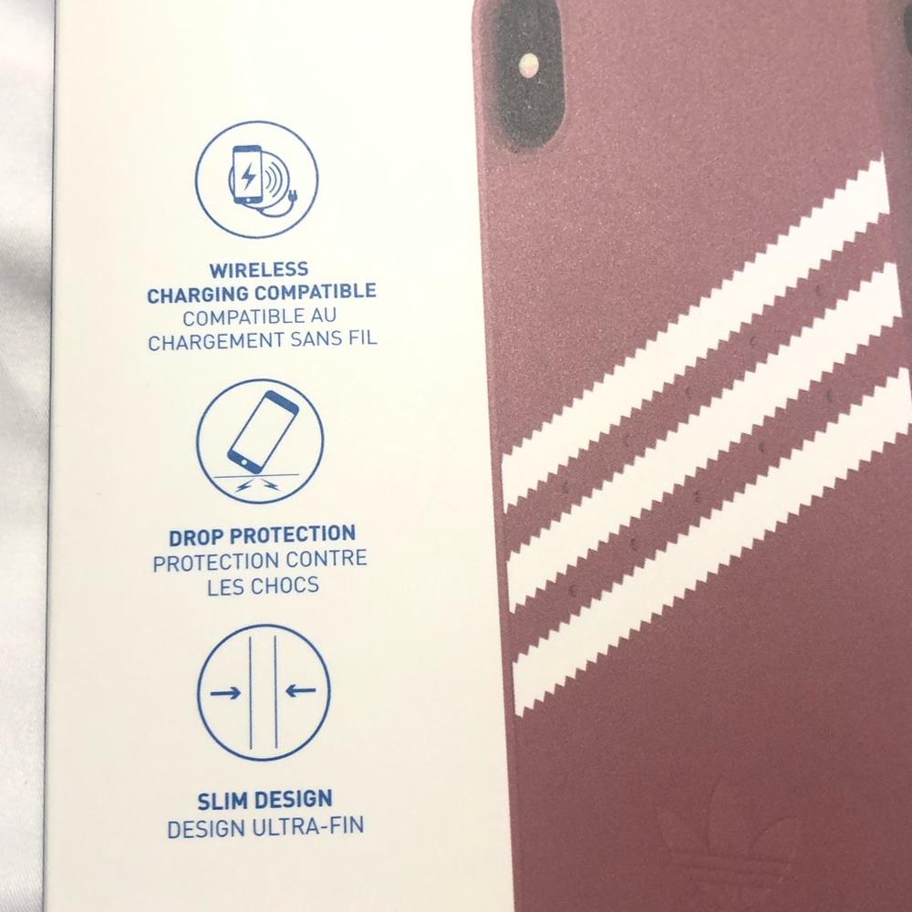 🛑CLEARANCE‼️ 🆕 Adidas iPhone case 6.5” magenta and white - Picture 9 of 12